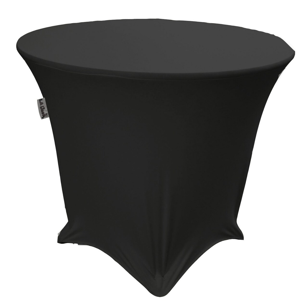 Stretch Spandex Fitted Tablecloth 36 Inch Round Wrinkle Free with Reinforced Leg Pockets